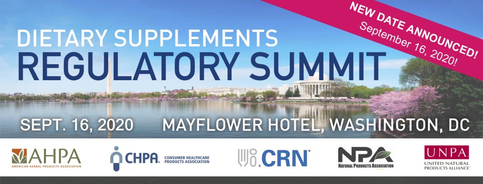 2020 Dietary Supplements Regulatory Summit Virtual
